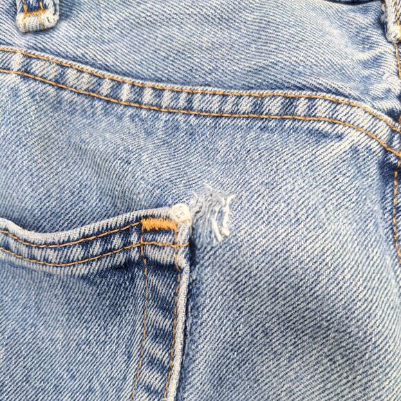 Levi's 505 Men's Regular Straight Fit Jeans Blue 38x30 Stone Wash Denim - Picture 7 of 14